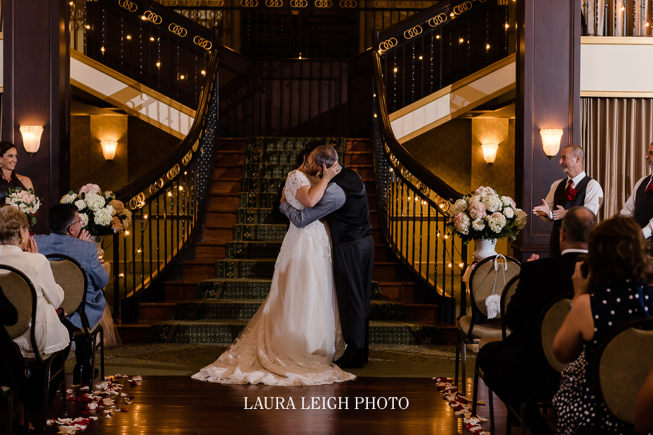 Lisa Brian Collingswood  Ballroom Wedding   Laura Leigh 